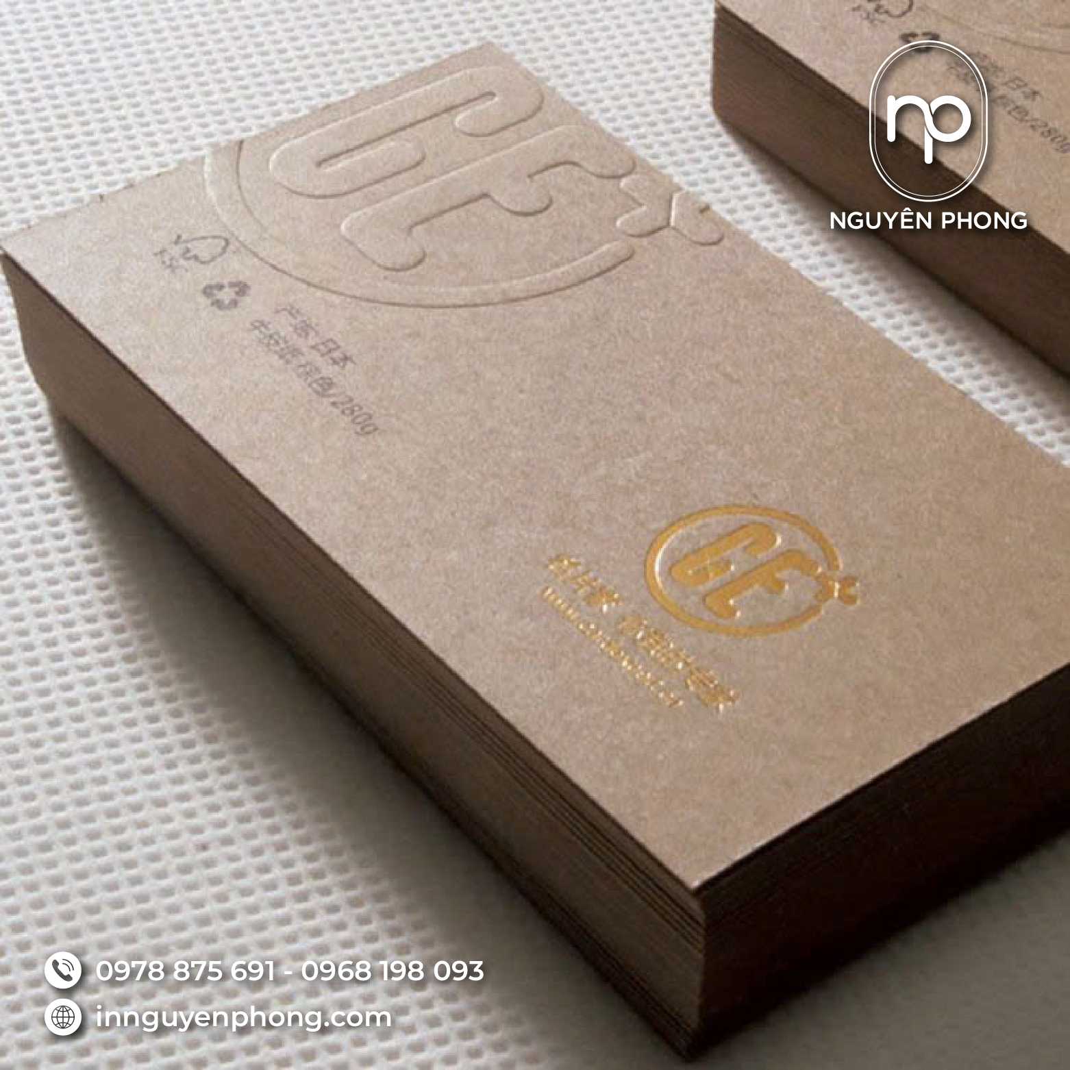 In namecard đơn giản 